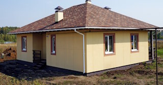 Одноэтажный дом из панелей под ключ в Сосновоборске - Строй-Ссб от 136747 рублей